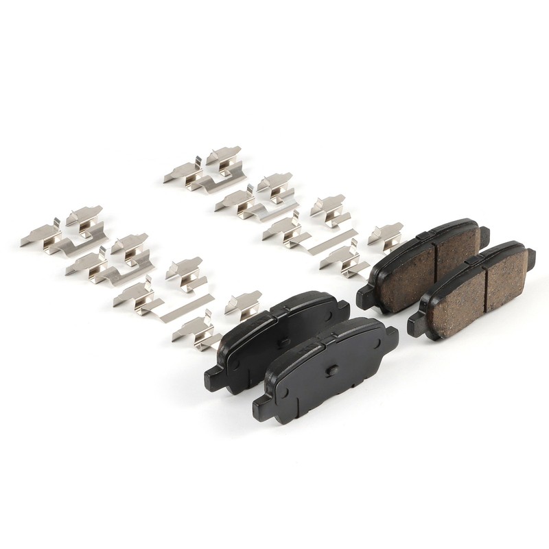 Rear Brake Rotor & Ceramic Pad w/Hardware for 02-25 Nissan Altima 11-17 Juke gallery
