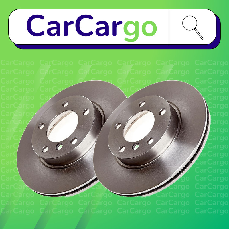 Premium Vented Front Brake Discs Pair BMW 3 Series 325i 1990-1995 286 mm