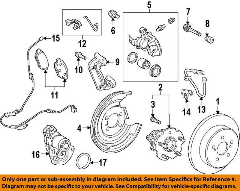 TOYOTA OEM 19-25 Corolla Rear Suspension Brake Components-Rotor 4243112270
