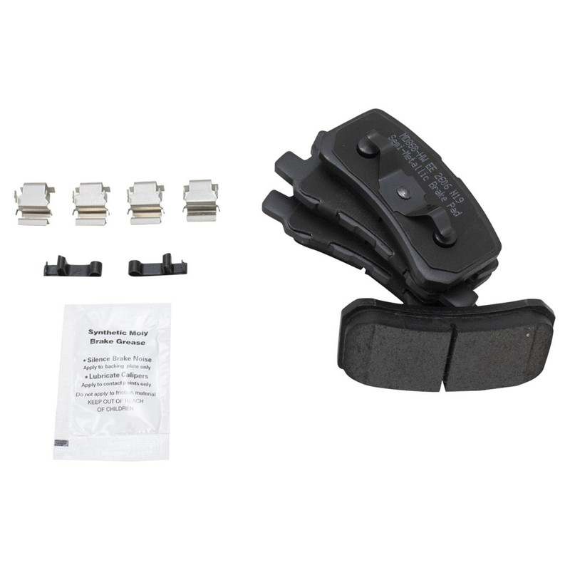Rear Semi Metallic Brake Pad & Rotor Set Kit for Mitsubishi Endeavor gallery