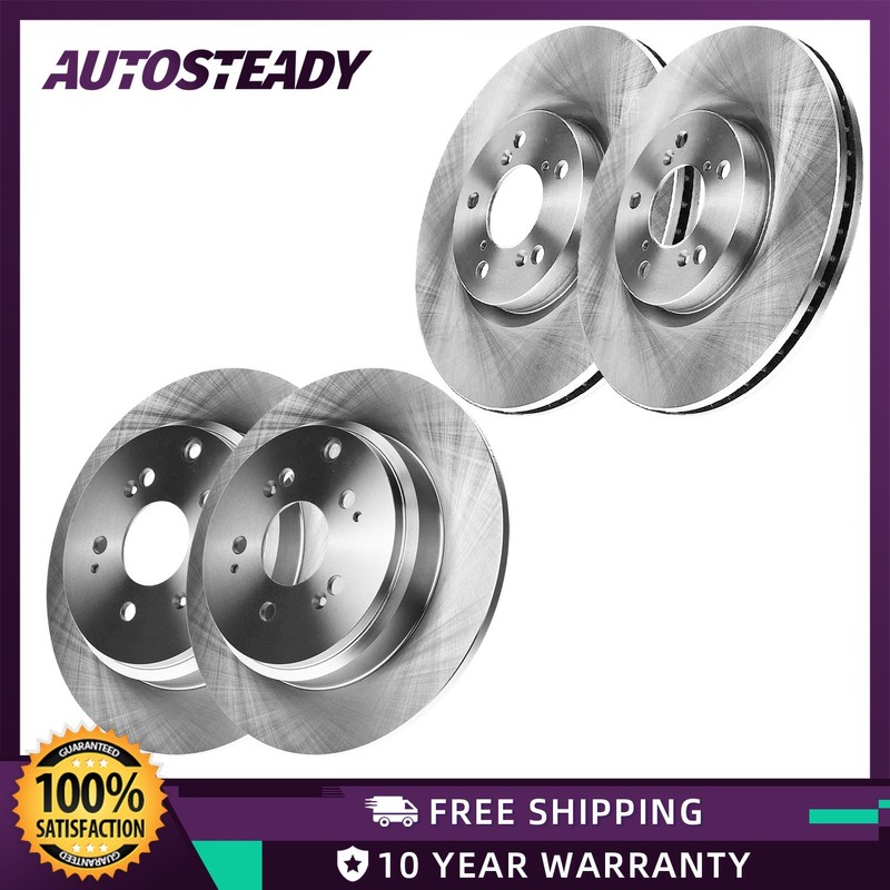 Front 12.98″ Rear 13.13″ Brake Rotors Kit for 2009 – 2015 Pilot 2010 – 2013 ZDX