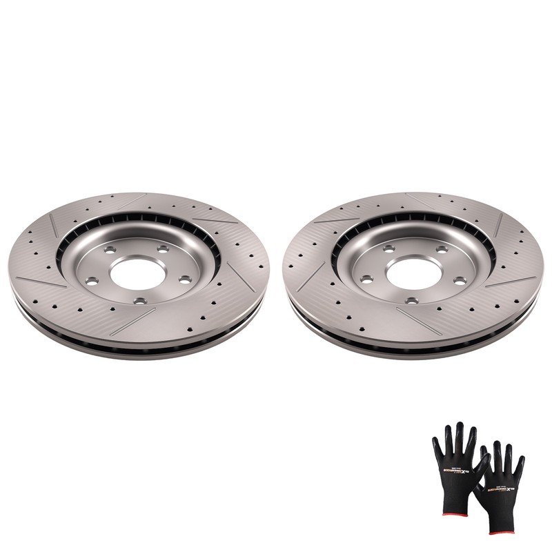 Front Brake Rotors Set for Chrysler Pacifica 2017-2021 Voyager 2020-2021 S53068