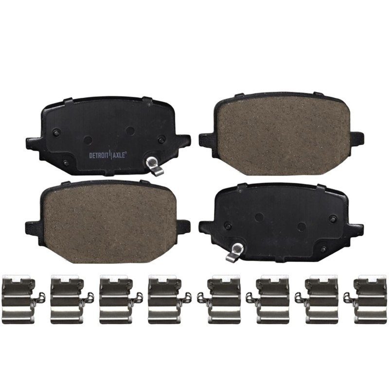 Front Rear Drilled Slotted Brake Rotors Brake Pads for 2020-2023 Ford Explorer gallery