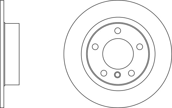 2x Apec Blue Rear Brake Discs 280mm Fits Mini Countryman Paceman 34209804830