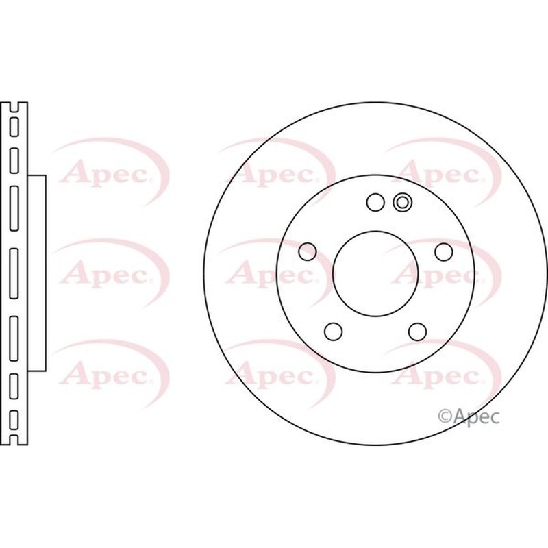 Apec Front Brake Disc DSK2403 – OE High Quality Precision Engineered Part
