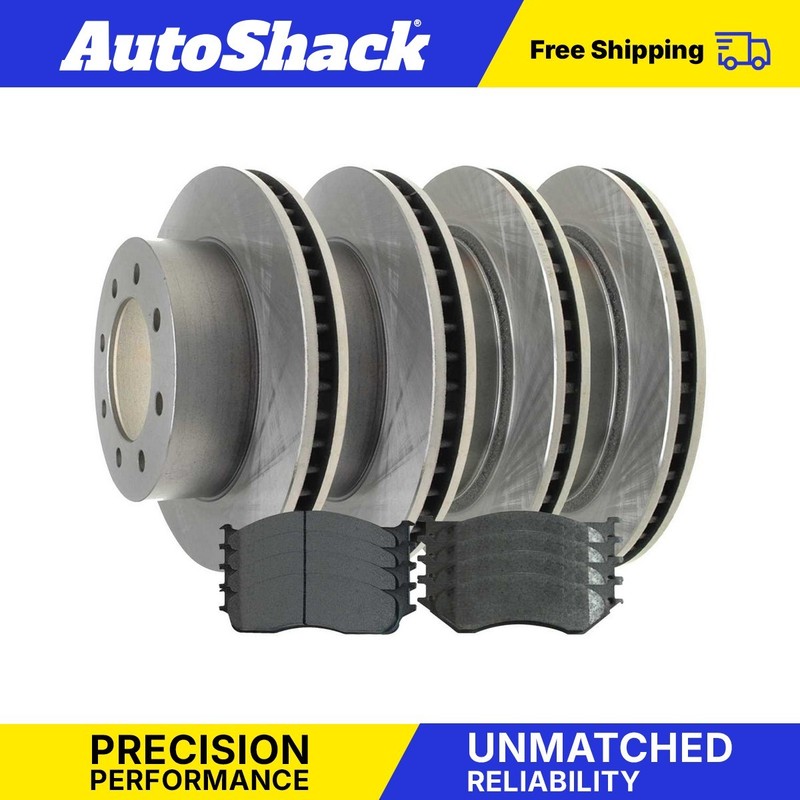 Front & Rear Brake Rotors & Pads for Dodge Ram 2500 Ram 3500 2006-2008 Ram 1500