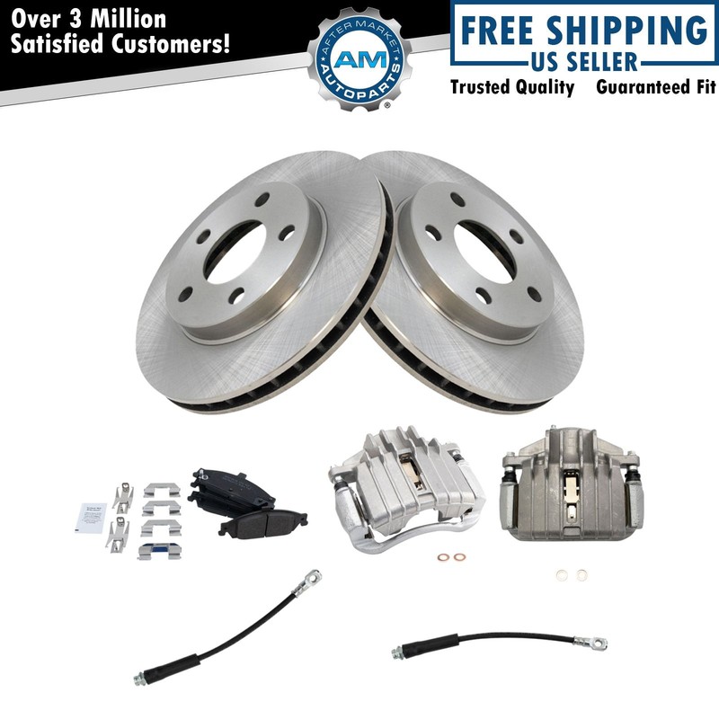 Front Brake Pad & Rotor Kit Fits 1997-2005 Chevrolet Oldsmobile Pontiac