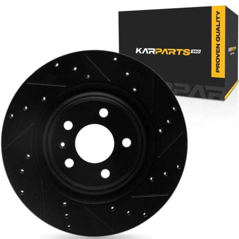For Audi Q5 2013-2025 Brake Rotor Rear, Passenger Side | Cast Iron | Vented