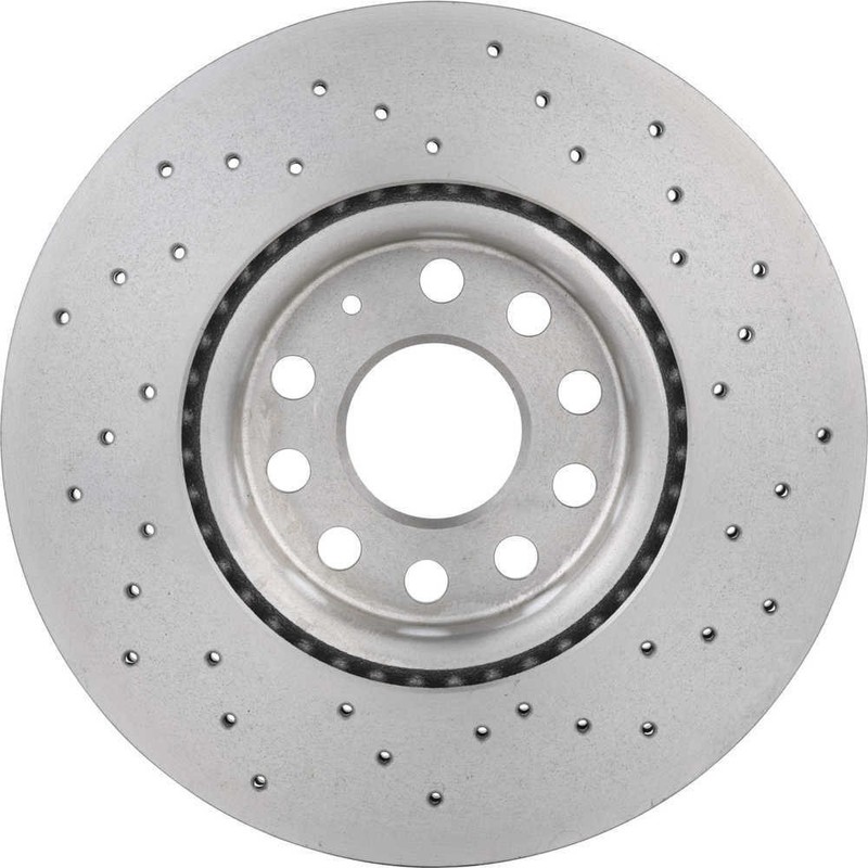 Disc Brake Rotor-Premium Xtra Cross Drilled UV Coated Rotor Brembo 09.9772.1X gallery