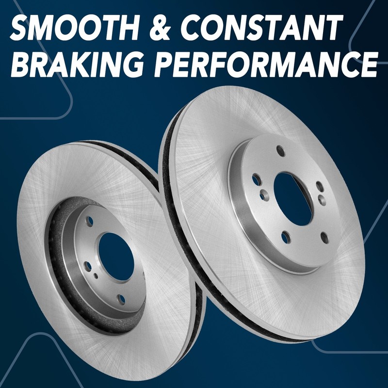 Front Brake Rotors for 2007 - 2017 Toyota Camry 2013 - 2018 Lexus ES300H -Vented gallery