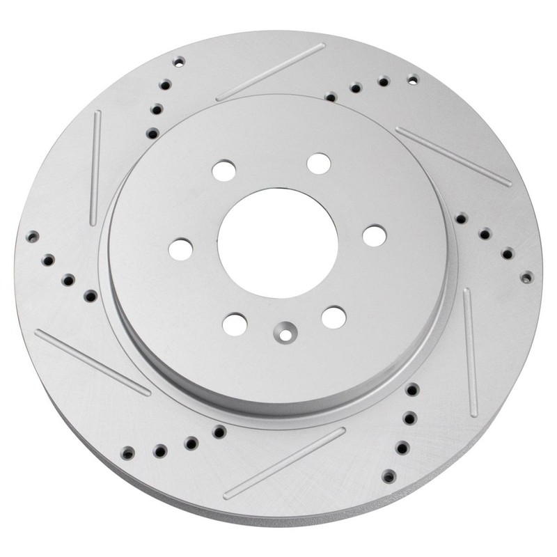 TRQ Performance Rear Brake Pad & Rotor Kit Fits 2004-2009 Cadillac SRX gallery