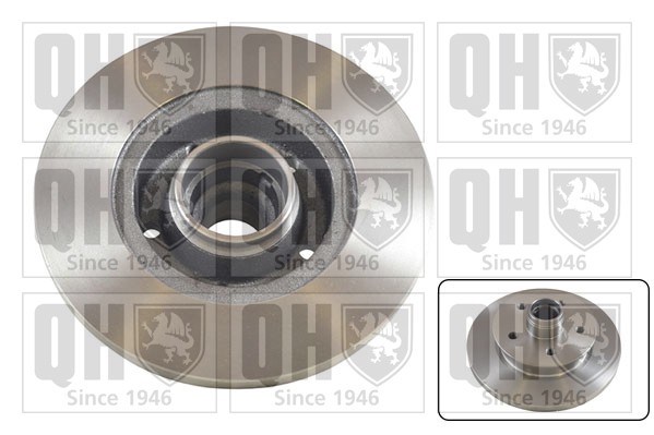 2x Brake Discs Pair Solid Front 258mm BDC4646 Quinton Hazell Set 251407615G New gallery