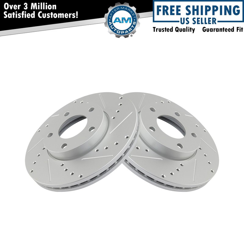 Front Brake Rotors Set For 2004-2013 Mazda 3