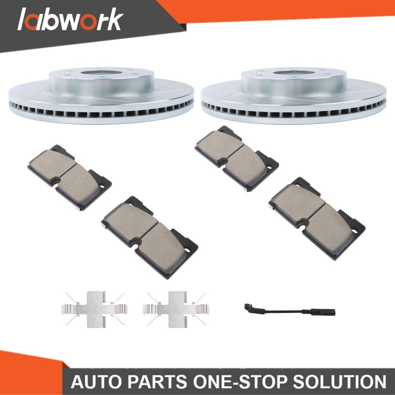 Labwork Brake Disc and Pad Kits 2-Wheel Set Front For Cadillac Escalade 21-23 gallery