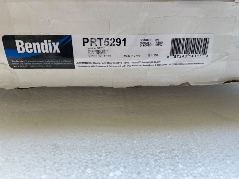 PAIR Bendix PRT5291 Front Disc Brake Rotor for 2000-2007 Toyota Sequoia Tundra gallery
