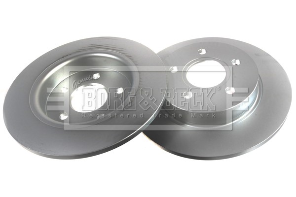 2x Brake Discs Pair Solid Rear 270mm BBD5241 Borg & Beck Set 1704765 1934070 New gallery