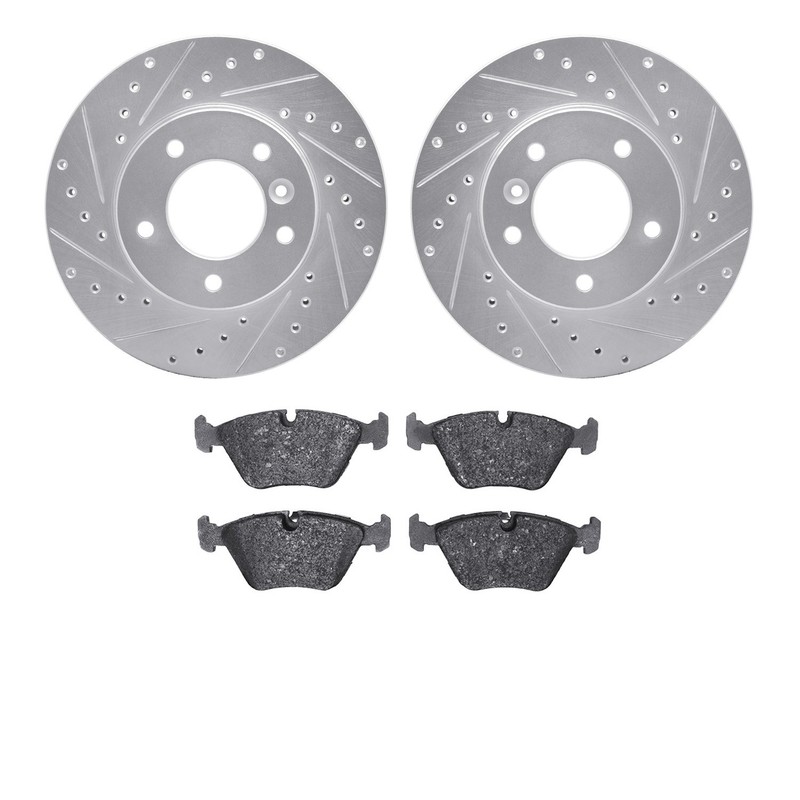 Dynamite Friction Disc Brake Kit for Jaguar Vanden Plas, XJ6, XJ12 7502-20047