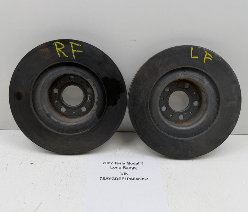 2020-2024 Tesla Model Y Front Right and Left Brake Rotor Disc OEM 1188611-00-A