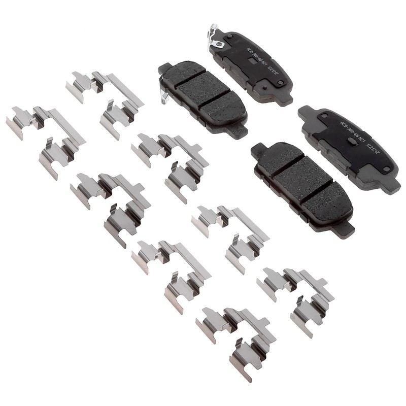 ACDelco Disc Brake Pads and Rotors Kit Front Rear For 2014-2017 Nissan LEAF gallery