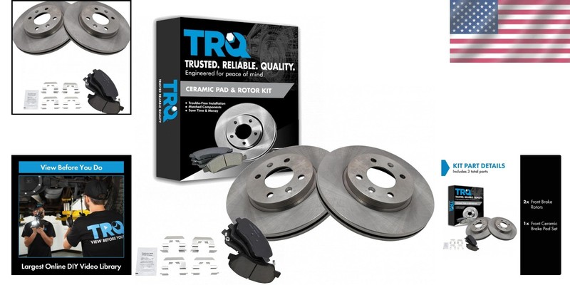 Vehicle-Specific Brake Pad & Rotor Set - Ceramic Excellence for 2012-2017 Models gallery