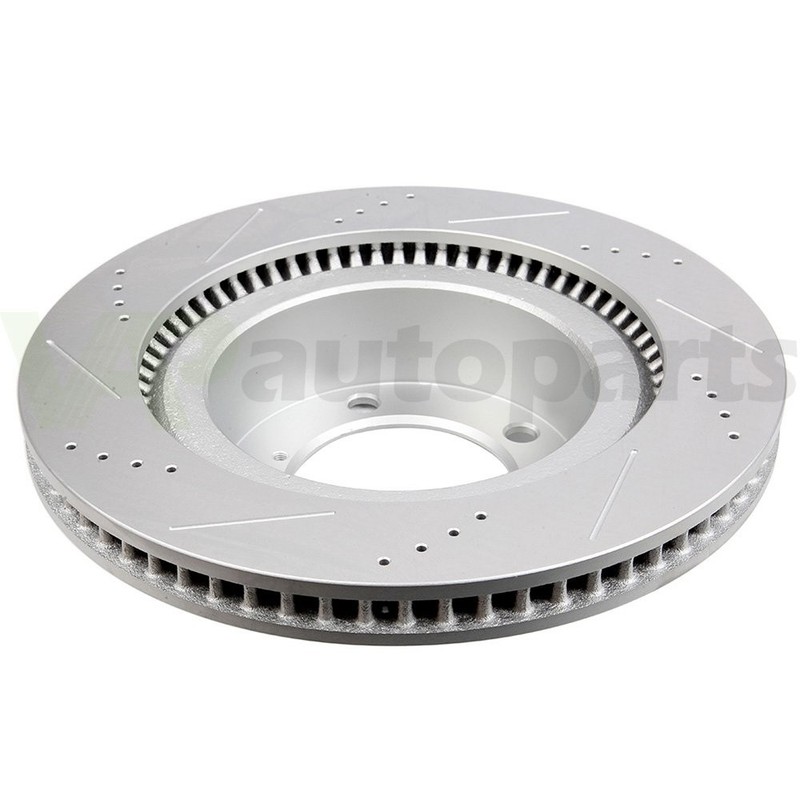 Front Discs Brake Rotors For Toyota Sequoia Tundra Slotted And Drilled 2pcs gallery