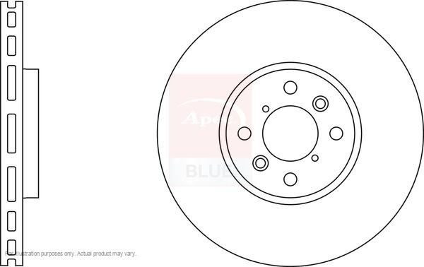 2X APEC Front Brake Discs for SUZUKI SWIFT III 2010-17 272mm Vented SDK6777 gallery