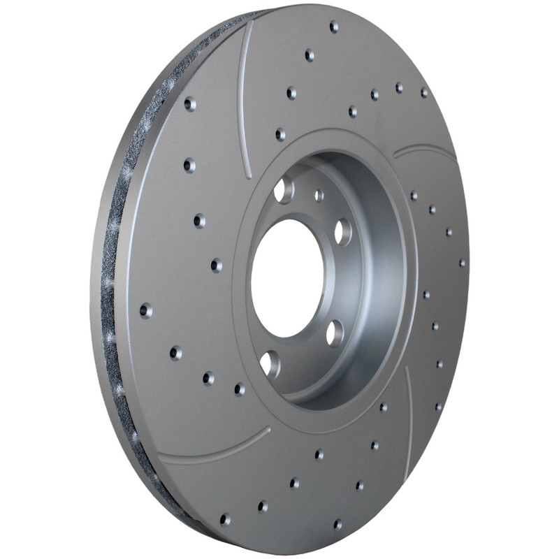 Bison Performance Front Coated Drilled 288mm Brake Disc for VW Beetle Golf Jetta gallery