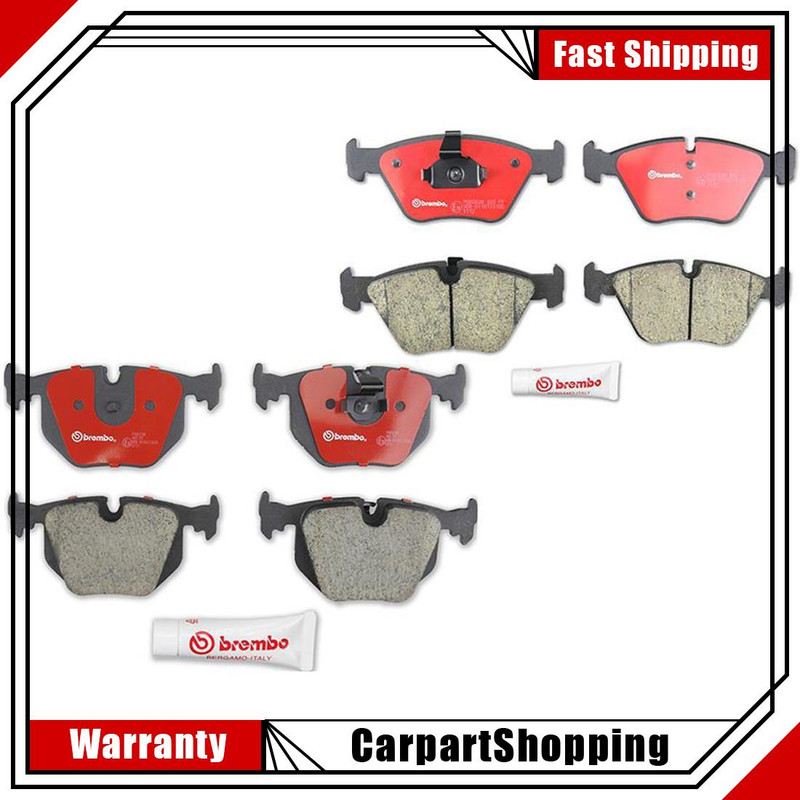 Brembo Genuine Brake Pads (Front & Rear) for BMW E46 M3 330I 330CI 330IX X3 Z4