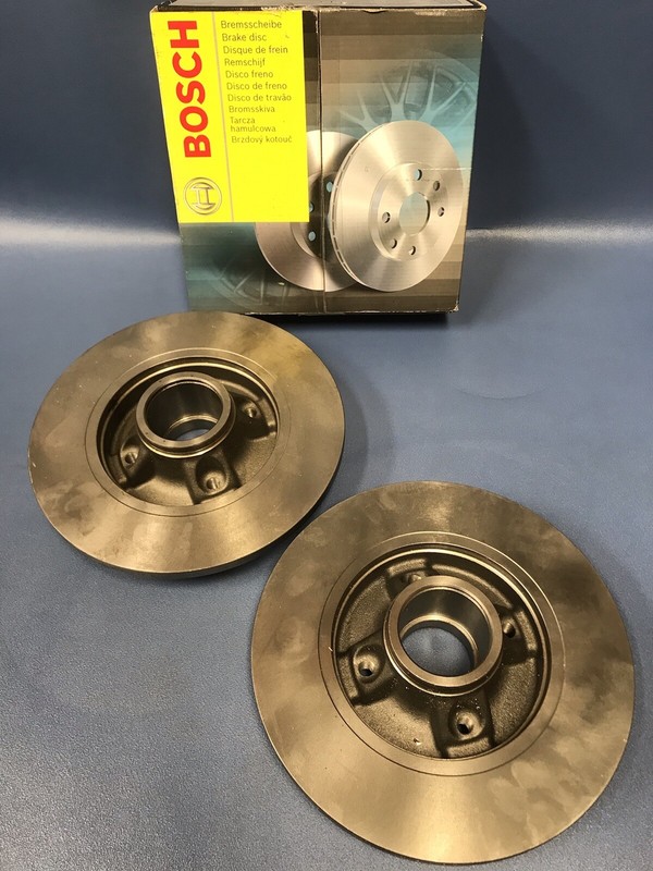 2X GENUINE BOSCH REAR BRAKE DISCS FOR CITROEN C4 - SAME DAY DISPATCH gallery
