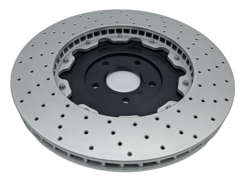 For Nissan GT-R Two-Piece Drilled Floating Performance Front Disc Brake Rotor gallery