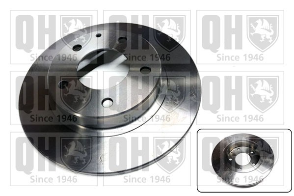 2x Brake Discs Pair Solid fits MAZDA 626 Mk4, Mk5 2.0 Rear 91 to 02 261mm Set QH gallery