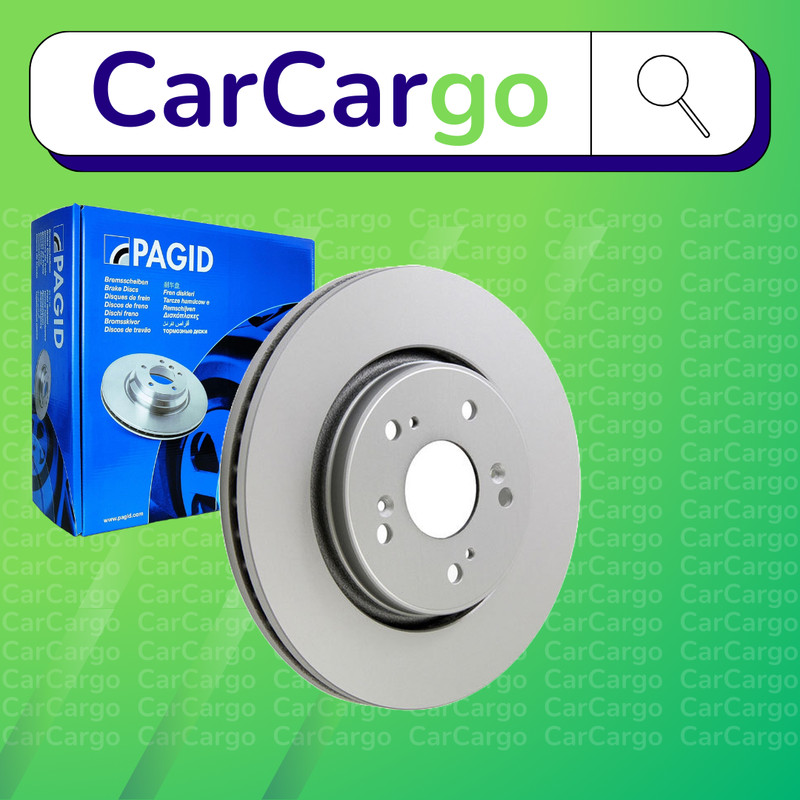 Pagid Vented Front Brake Discs Pair Honda CR-V 2.2 i-CTDi 4WD 2007-2020 293 mm