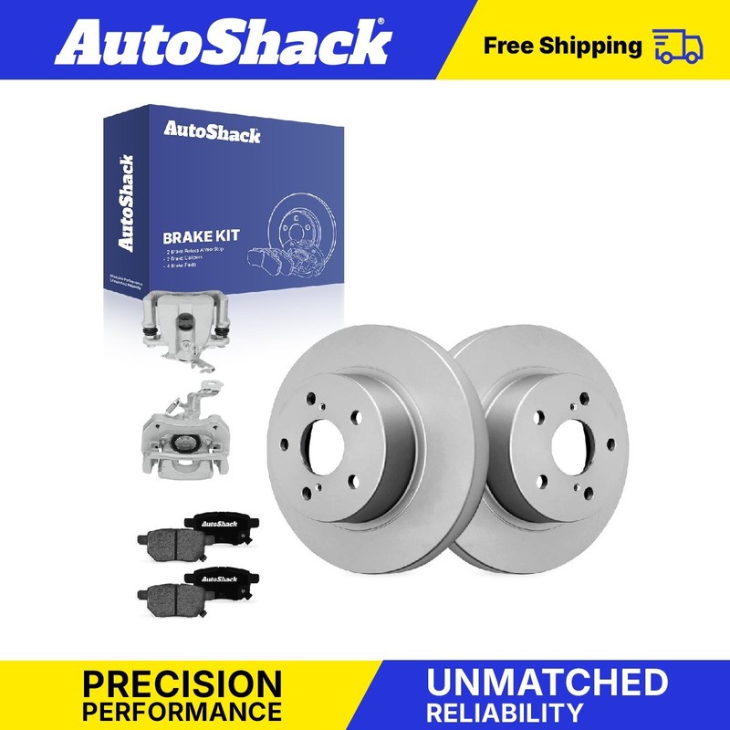 Rear Brake Rotors Ceramic Pads Calipers for Toyota, Matrix 2009-2013