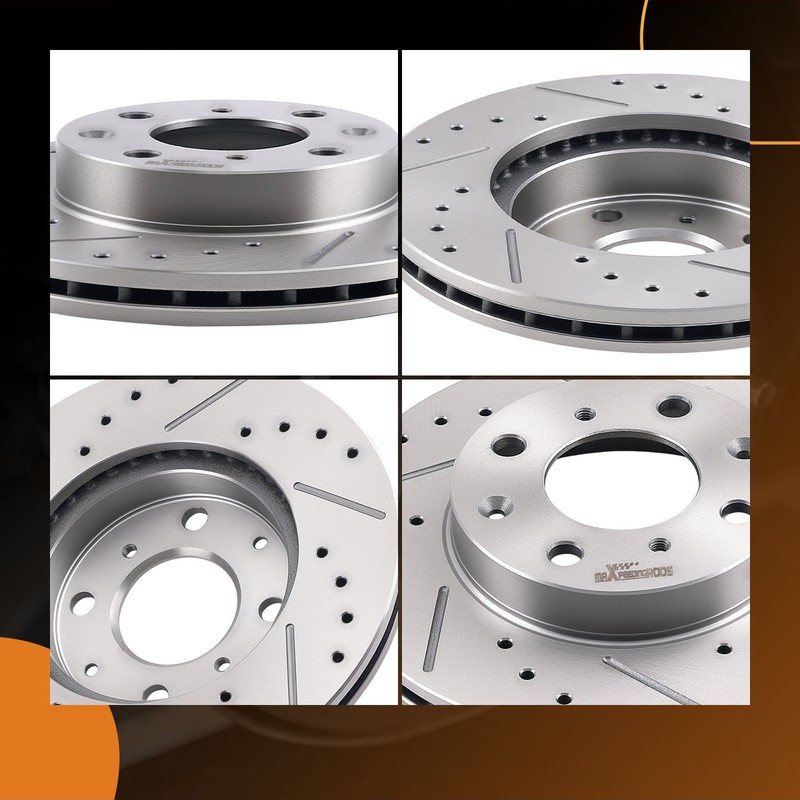 Front Dirver & Passenger Side Brake Rotors for Honda Civic/CRX/Civic Del Sol gallery
