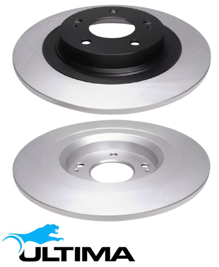 RAER SOLID DISC BRAKE ROTOR SET FOR MITSUBISHI 4N13 4N14 4B40 1.5L 1.8L 2.3L I4