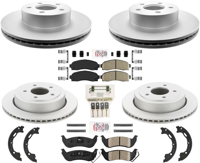 Fits Ford Ranger 2010-2011 4×4 4 Wheel Drive Disc Brake Rotors Pads Parking Shoe