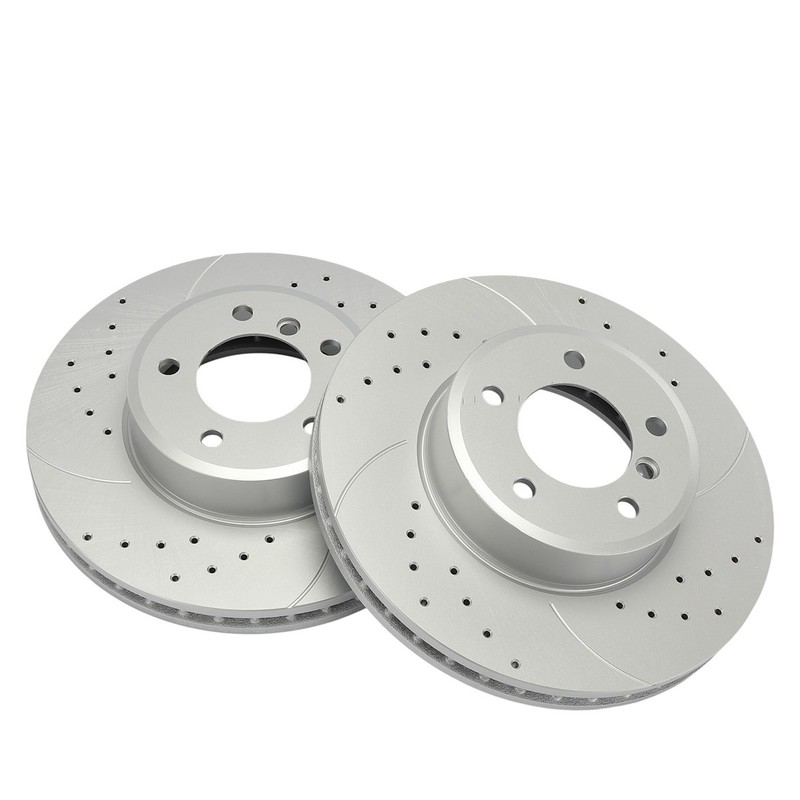 2-Wheel Set Brake Disc and Pad Kits Front for 528 530 525 BMW 535i xDrive 528i gallery