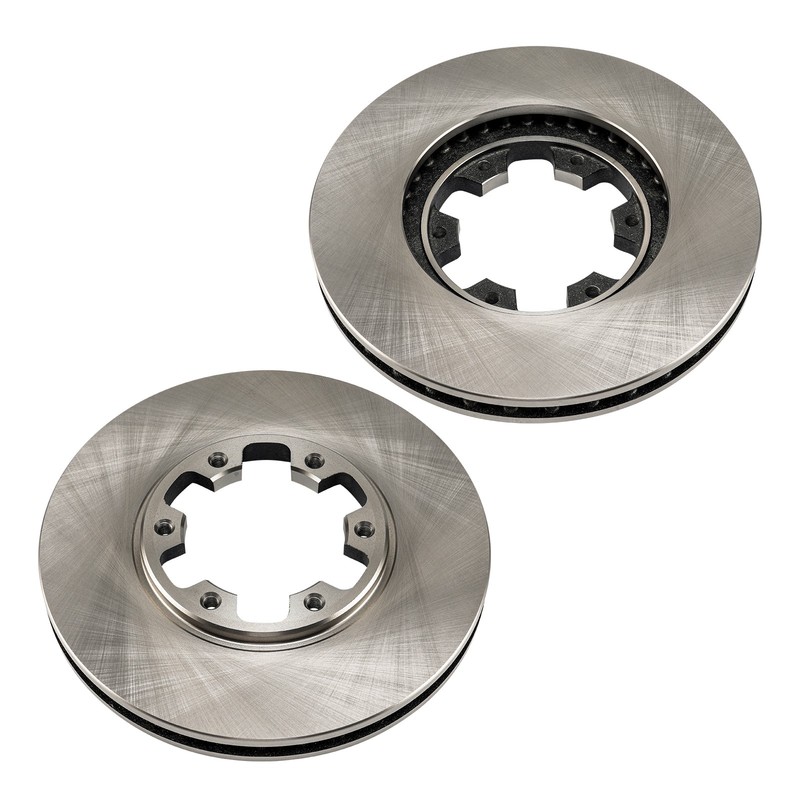 2x Front 283mm Vented Disc Brake Rotors Fit For Nissan Xterra Frontier 31158 gallery