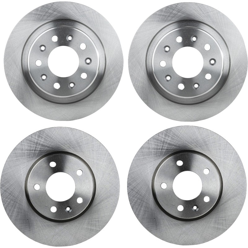 Front & Rear Brake Rotors For 2018-2019 Chevrolet Equinox 300mm Front Disc, J60