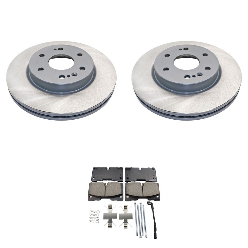 DuraGo Front Rotors Akebono ProACT Ceramic Brake Pads Kit For Sierra 1500 Yukon
