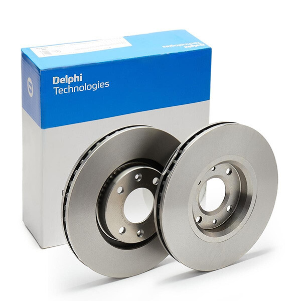 Delphi BG3622 Front Brake Disc Set 283mm for Citroen DS Peugeot Vauxhall
