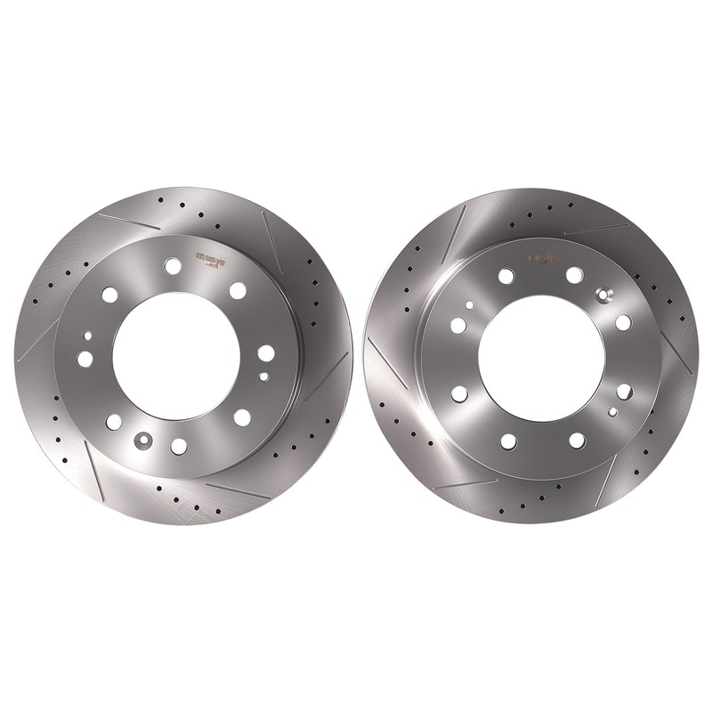 Front Vented Brake Rotors with Pads for GMC Sierra 2500 3500 HD 2011-2019 S55191 gallery