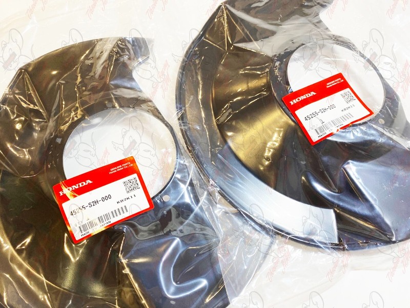 HONDA INTEGRA Spec DC2 Type-R 98-01 GENUINE Front Brake Splash Guard Set OEM gallery