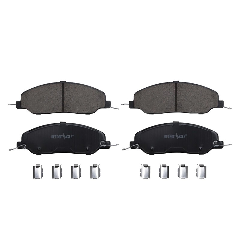 11.54'' (293mm) Front Drilled Rotors Ceramic Pads for 2005 - 2010 Ford Mustang gallery