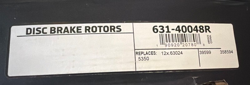 Dynamic Friction 631-40048R Front Right Drilled & Slotted Brake Rotor gallery