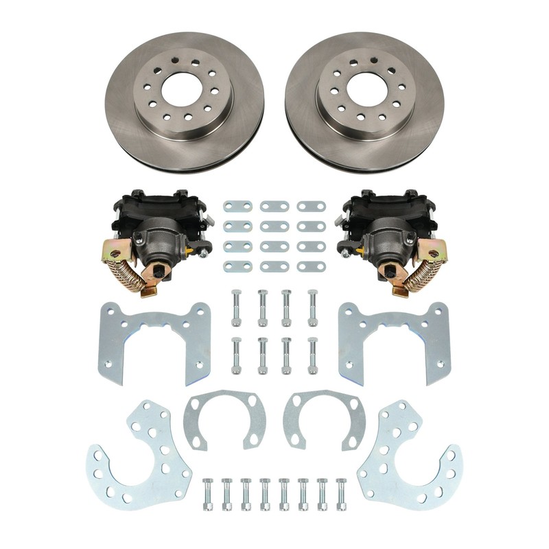 Fit Ford 9″ Housings Universal Bolt-On Rear Disc Brake Kit w/ E-Brake Caliper