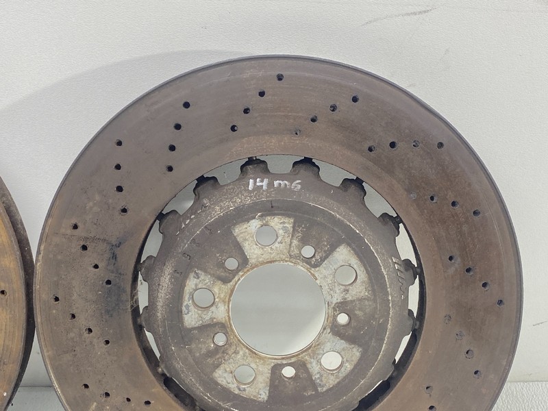 12-19 BMW F06 F10 F12 M5 M6 Rear Left & Right Ventilated Brake Rotor Set! OEM✅ gallery