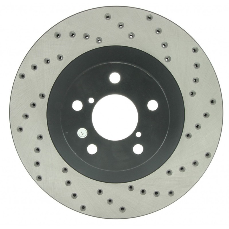 StopTech For Saab 9-2X 2005 2006 Brake Rotor Drilled - Front Driver Side gallery