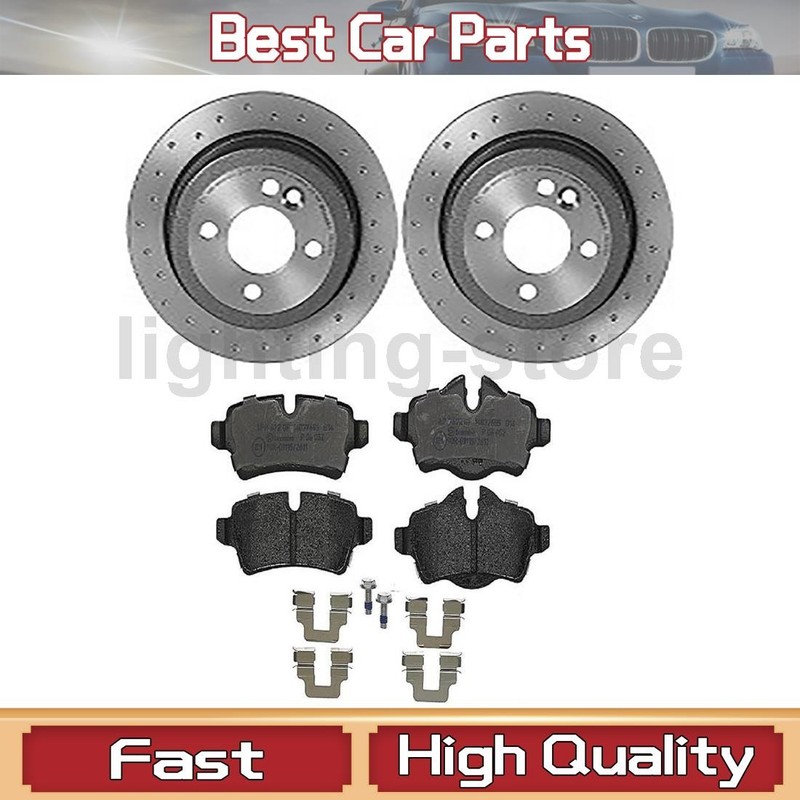Rear Brake Pads and Disc Rotors Fits Mini Cooper 1.6L