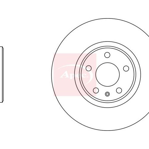 For AUDI A5 8T3 2007 to 2017 BRAKE DISC (FRONT) (SINGLE) DSK3003